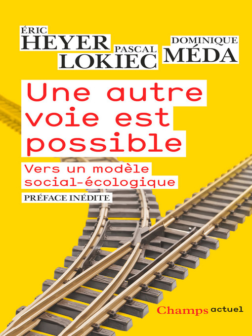 Cover image for Une autre voie est possible